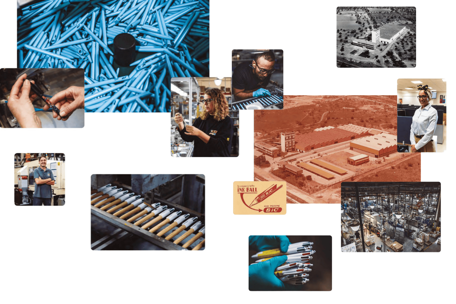 Usines de production BIC